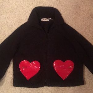 Zip up cardigan sweater